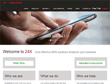 Tablet Screenshot of 24x.com
